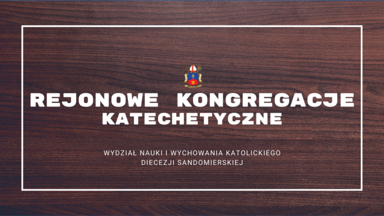 Informacje o rejonowych kongregacjach katechetycznych