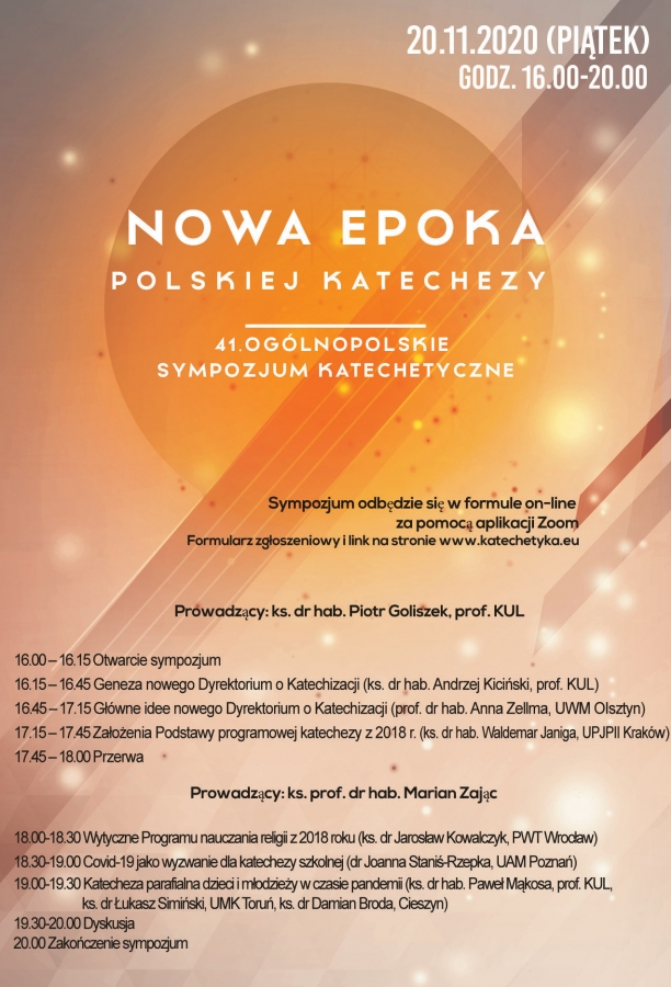 41. Ogólnopolskie Sympozjum Katechetyczne
