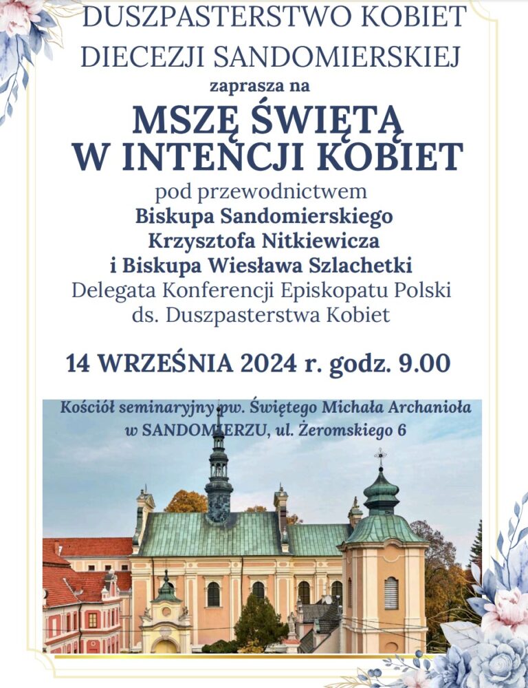 Zaproszenie na Mszę św. w intencji Kobiet